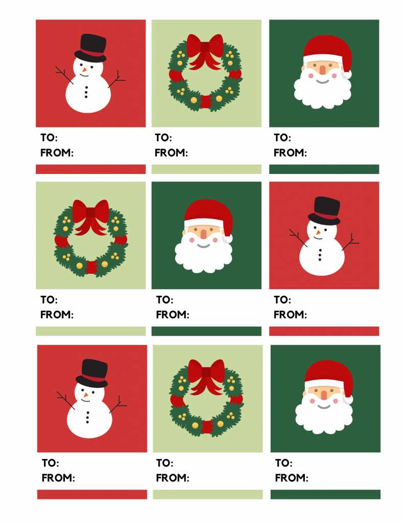 christmas name tags printable