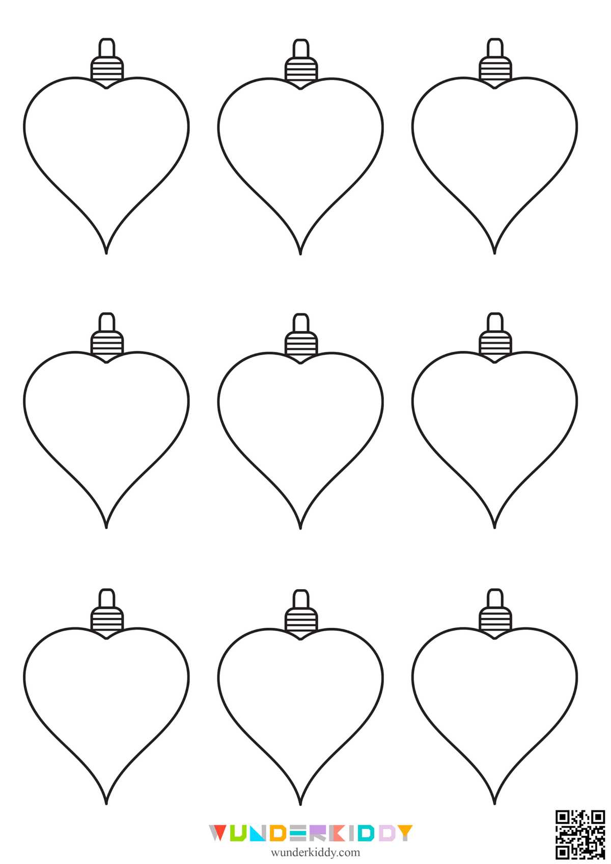christmas ornaments template printable