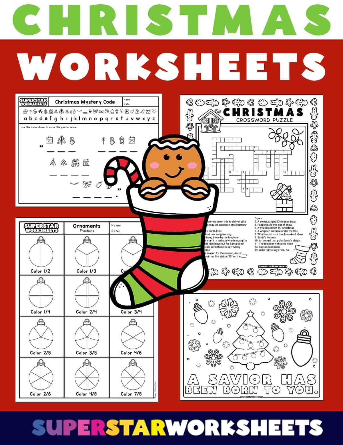 christmas puzzle printable