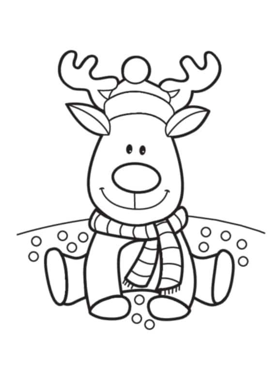 christmascoloring pages printable