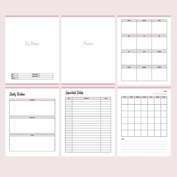 free printable adhd routine charts for adults