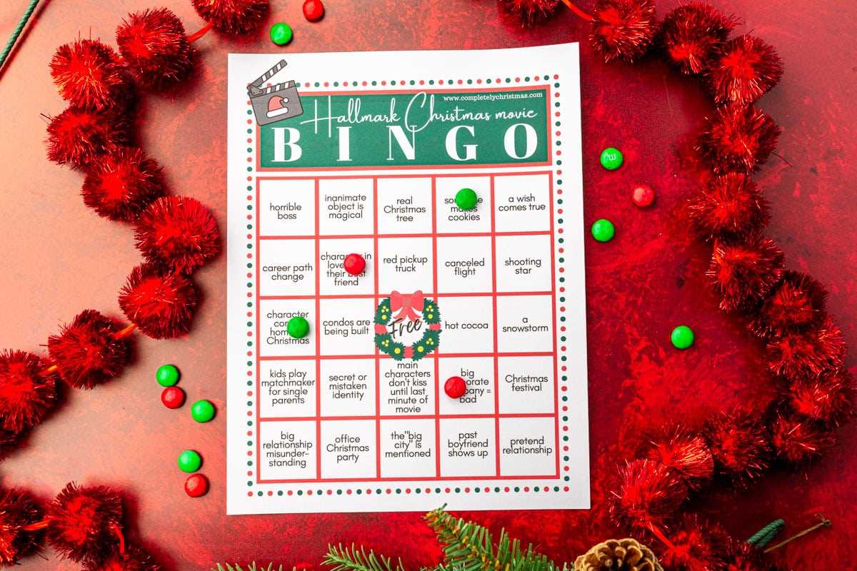 hallmark bingo cards printable