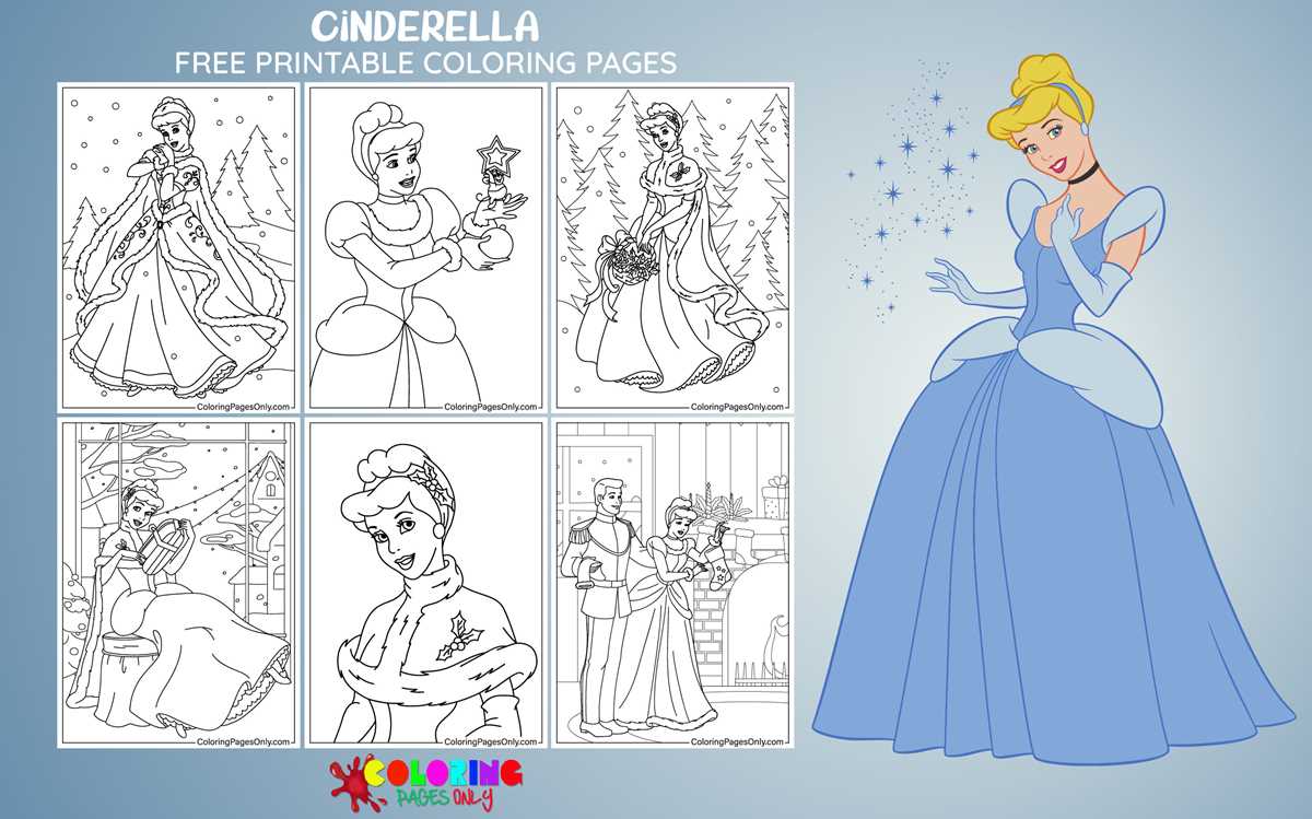 cinderella coloring printables