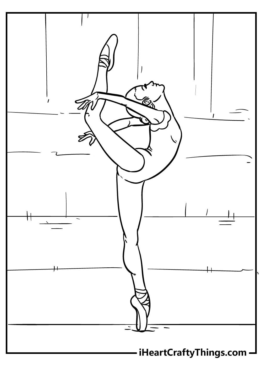printable ballet coloring pages