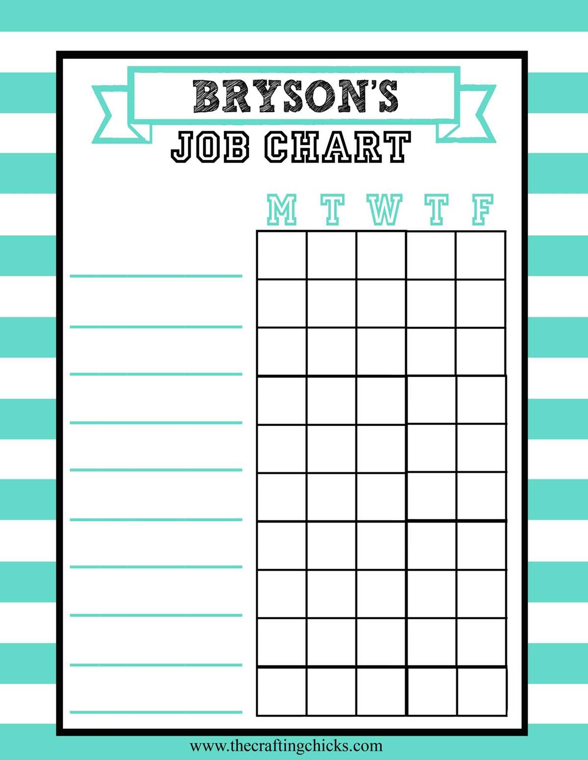 classroom jobs printables