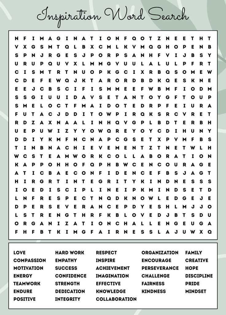 word searches for adults printable