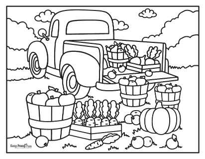 fall color printables