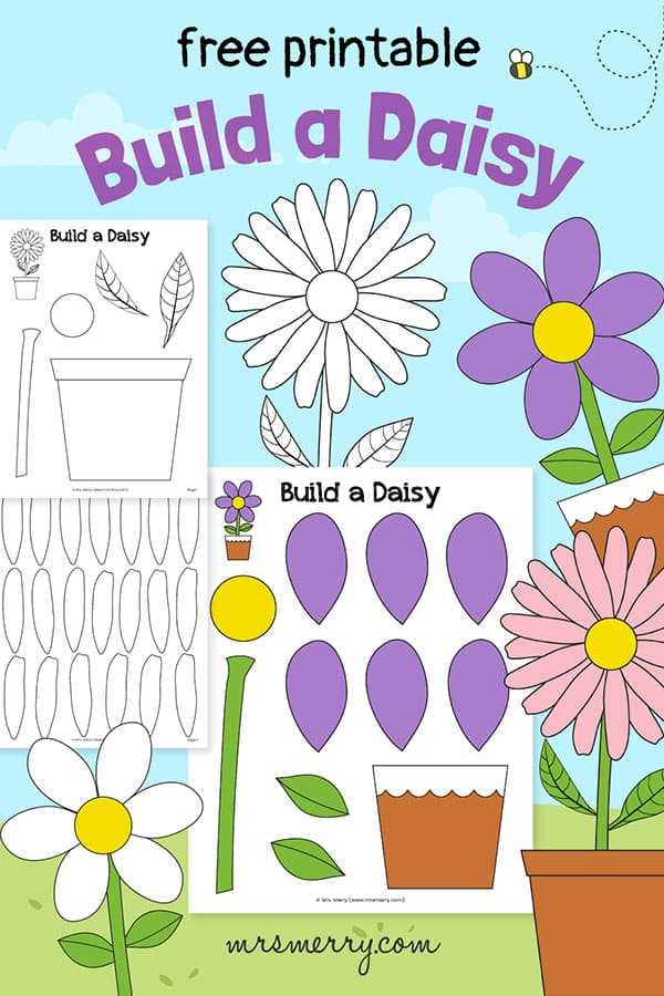 printable cut out flowers