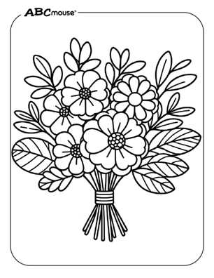 coloring pages for flowers printable