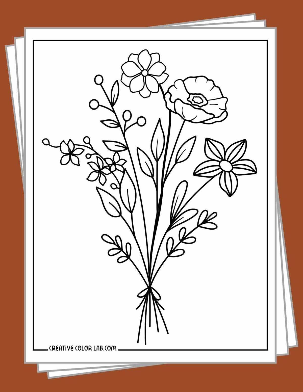 coloring sheet free printable flower coloring pages