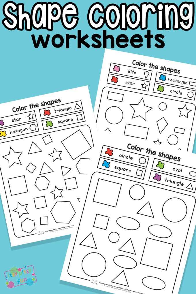 colors and shapes printables