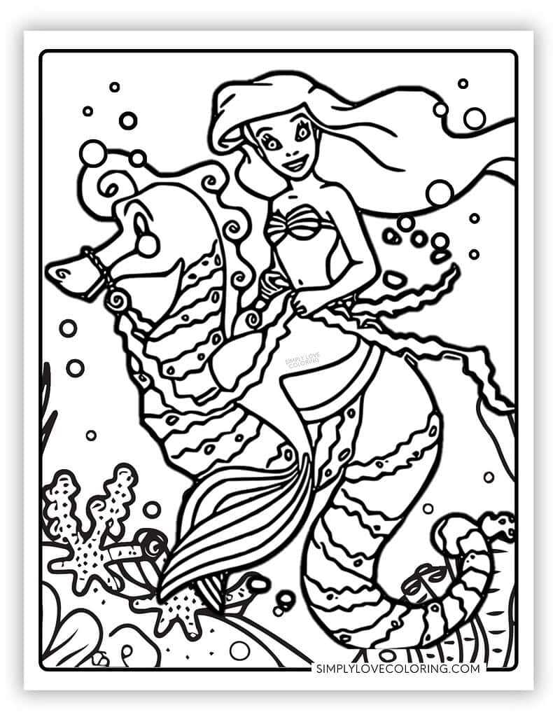 colouring pages disney princesses printable