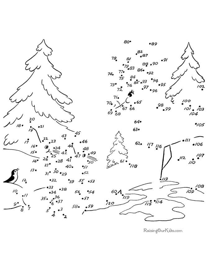 connect the dots puzzles printable