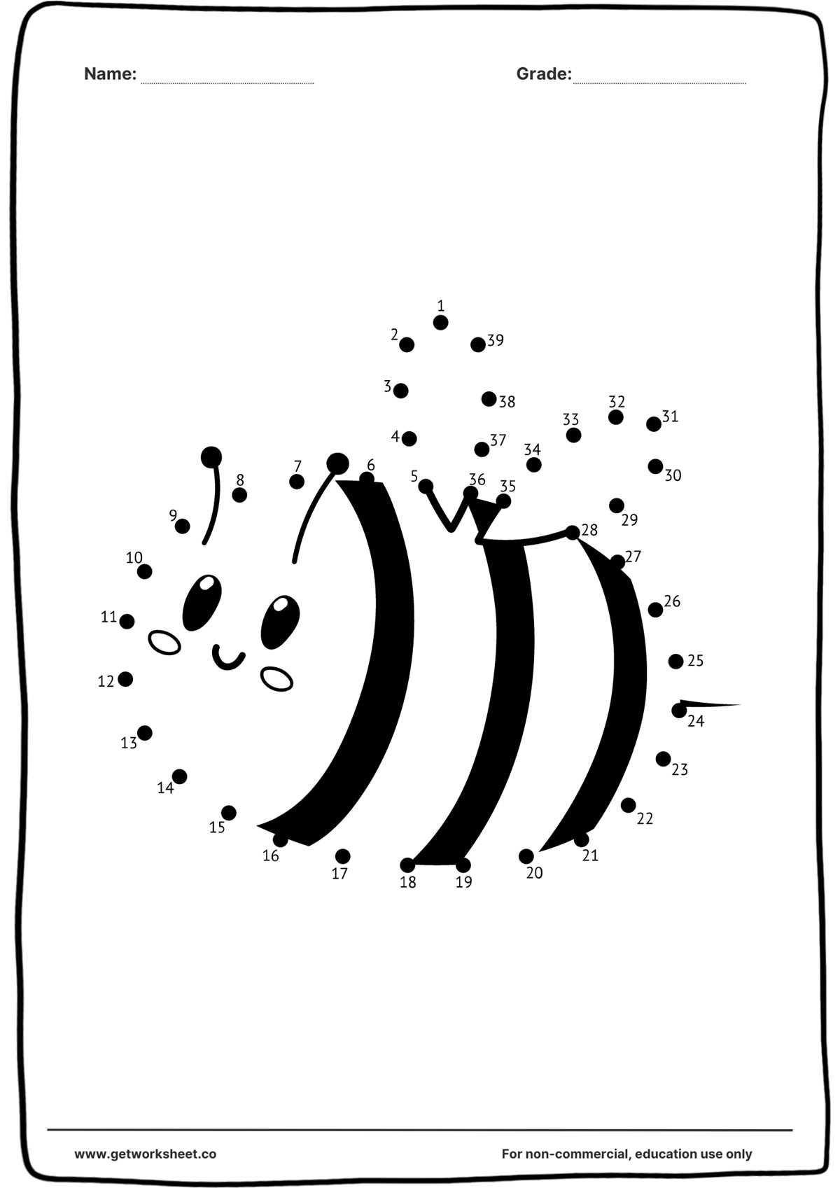 connect the dots puzzles printable