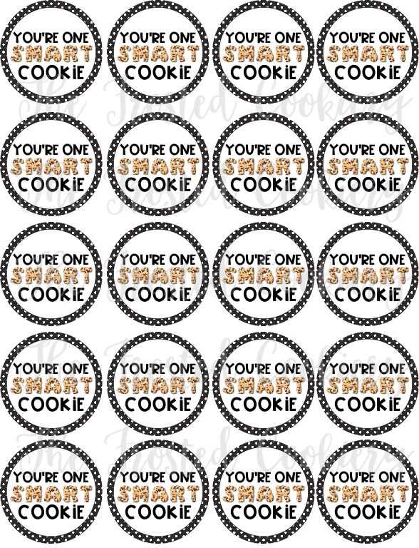 cookie labels free printable