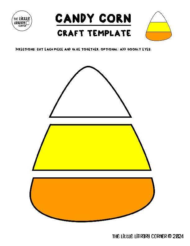corn template printable