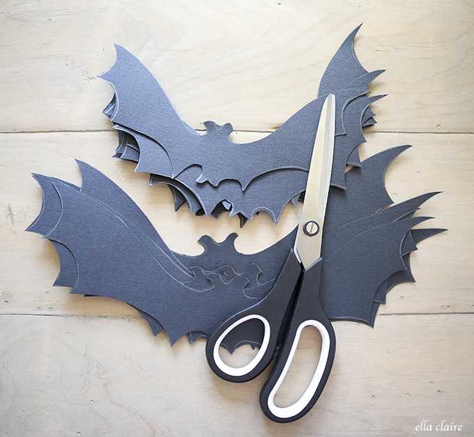 free printable bats template