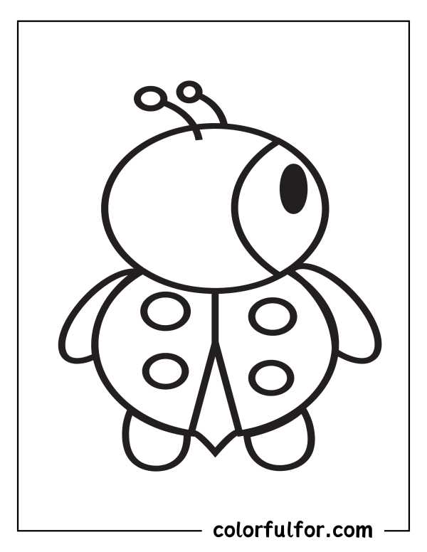 free printable ladybug coloring pages