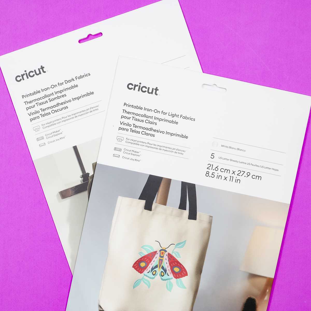 cricut printable vinyl iron on