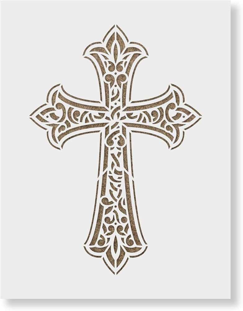 cross stencil printable
