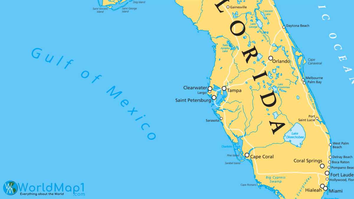 printable florida state map