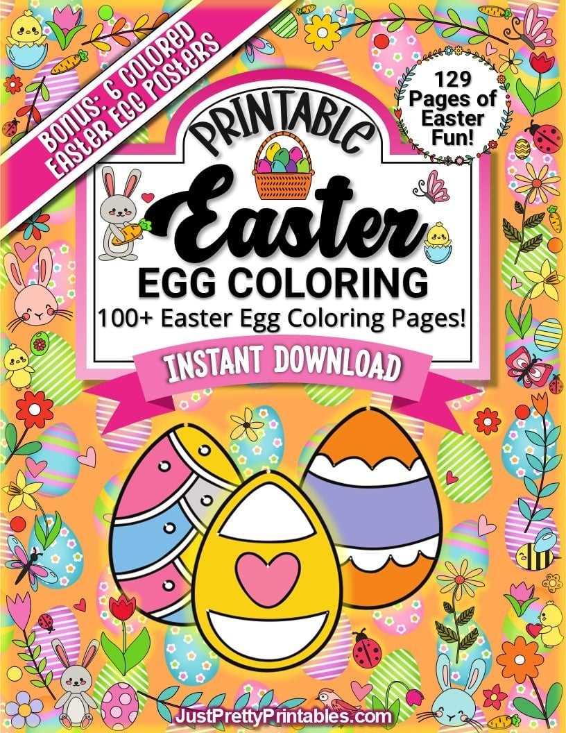 easter egg printable