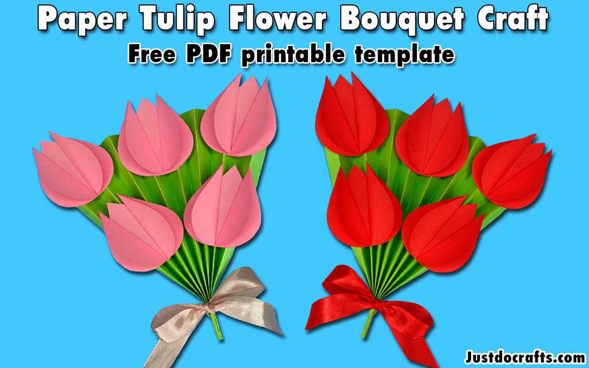 free printable tulip template