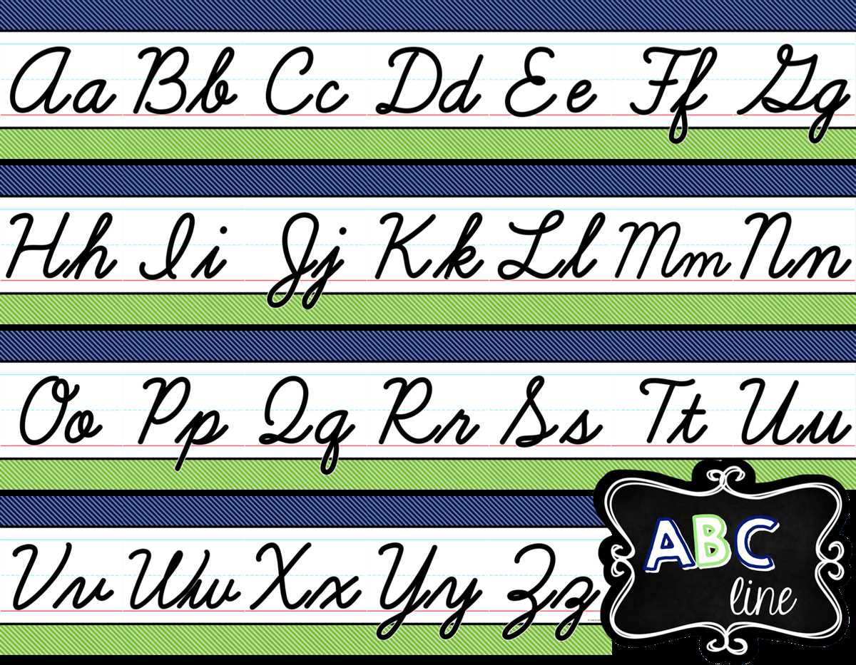 cursive alphabet letters printable