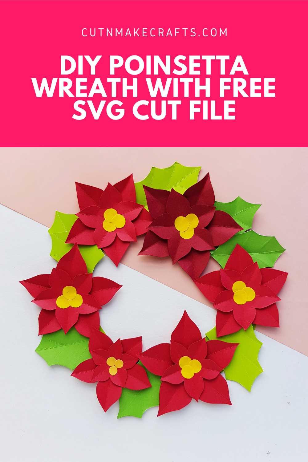 cut out poinsettia pattern printable