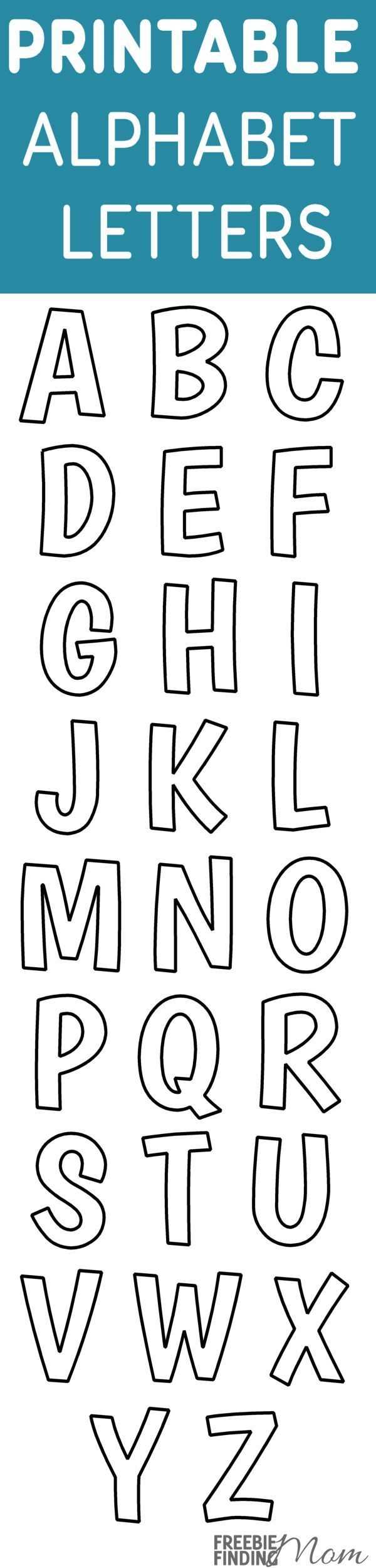 cut out printable alphabet letters