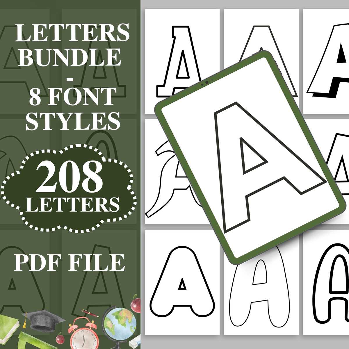 cut out printable alphabet letters