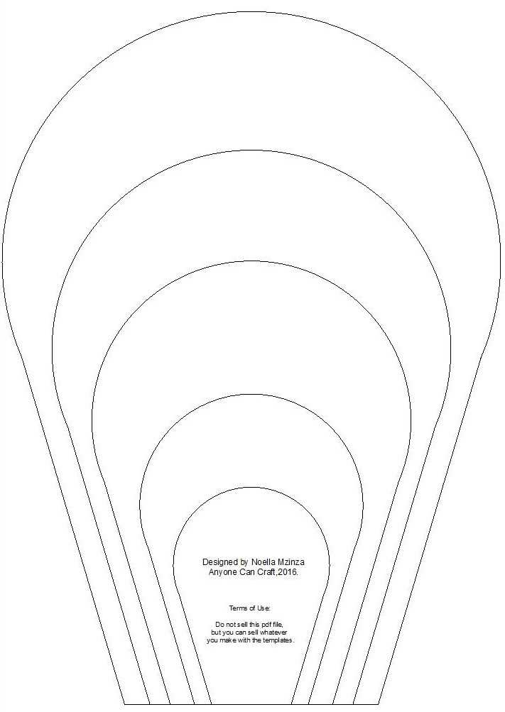 cut out printable free paper flower petal templates cut out printable free paper flower petal templates