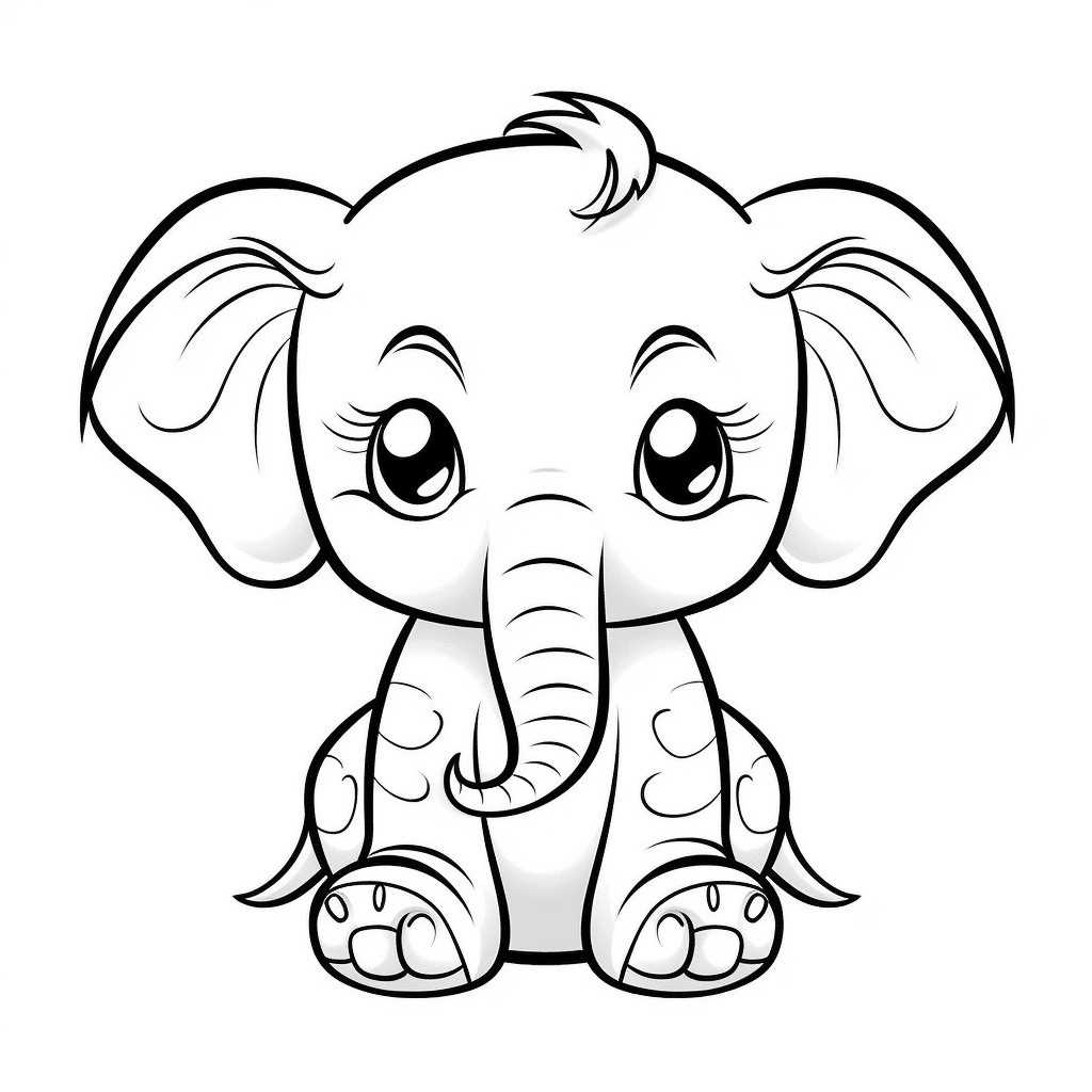 cute animal coloring pages printable