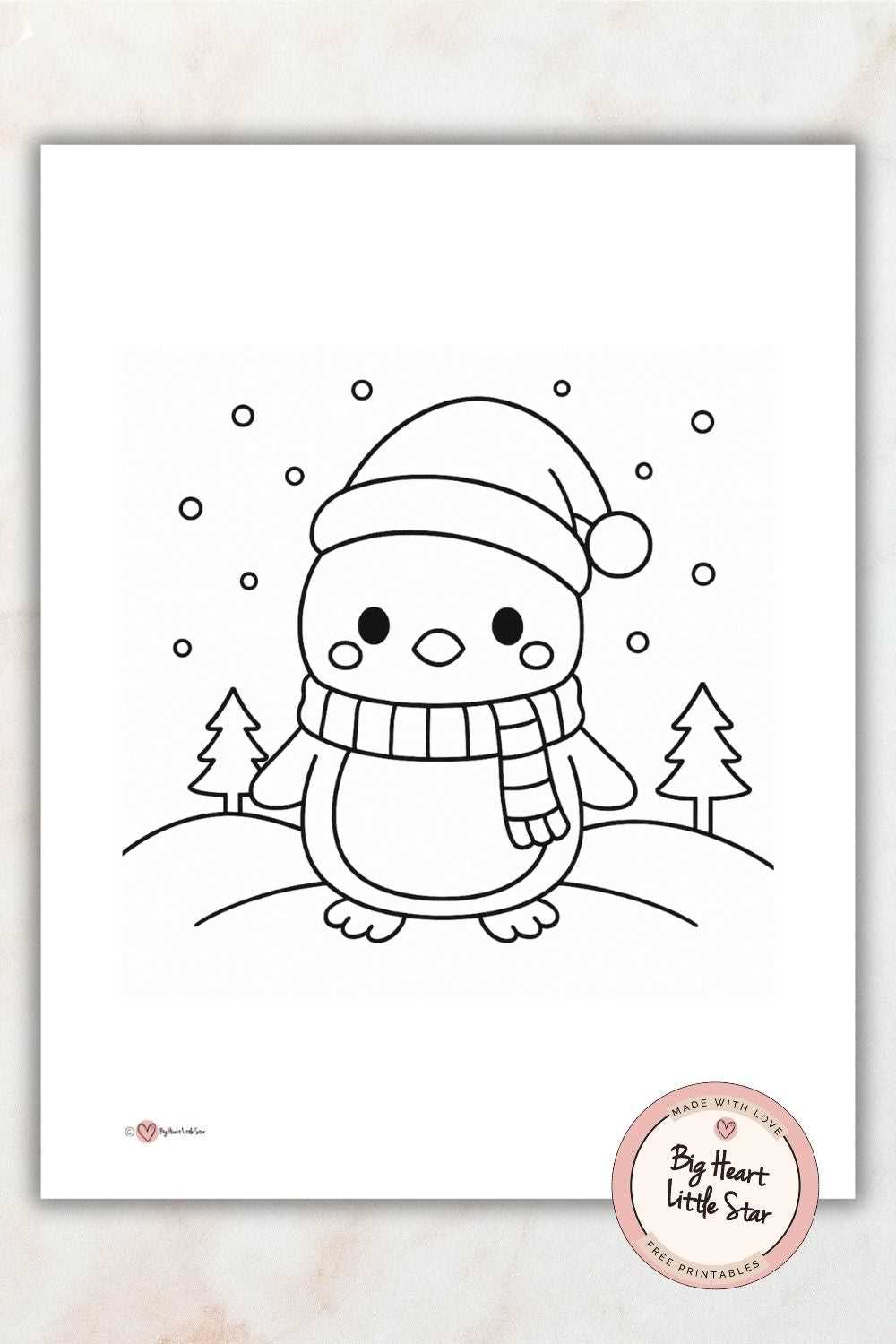 cute christmas printable coloring pages
