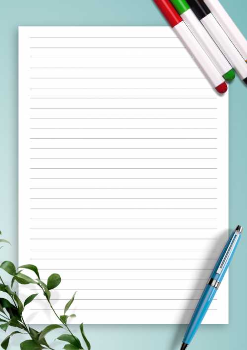 cute lined paper printable