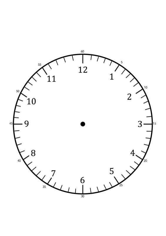 cute printable clock face
