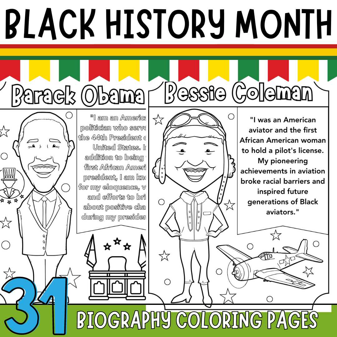 black history month free printables