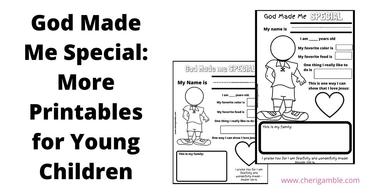 free printable god made me coloring page