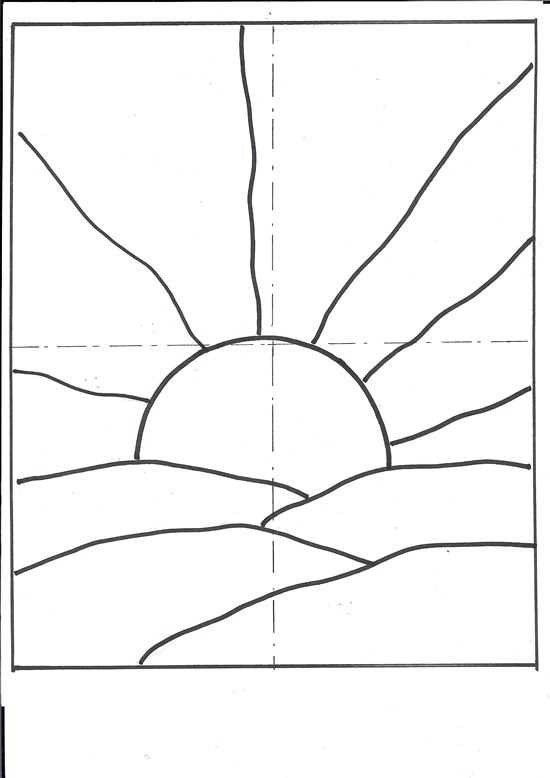 printable stained glass design