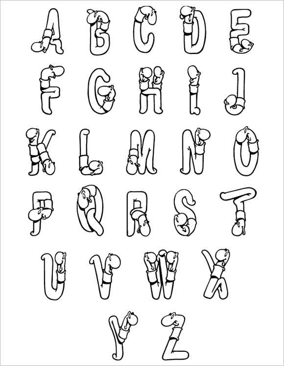 free printable bubble letters