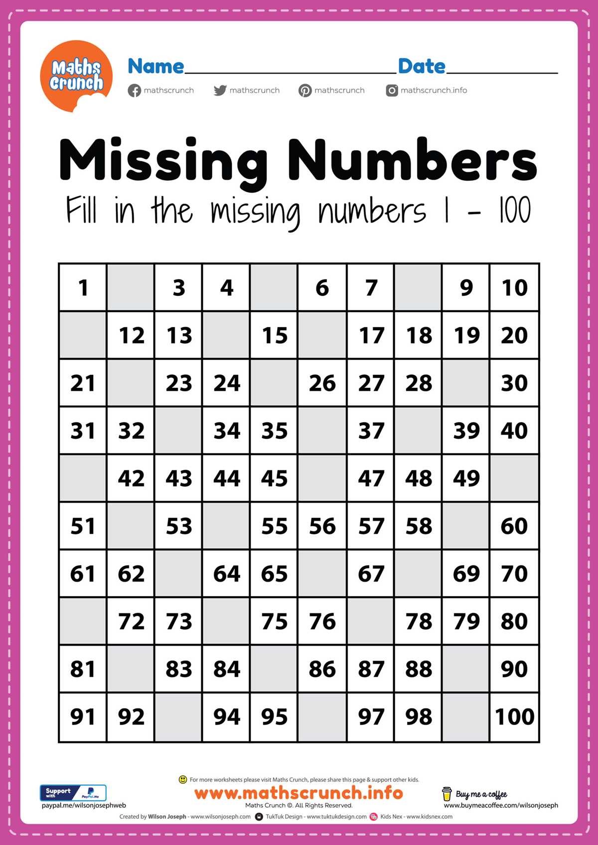kindergarten math worksheets printable