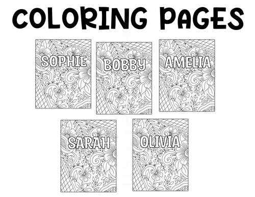 custom name printables