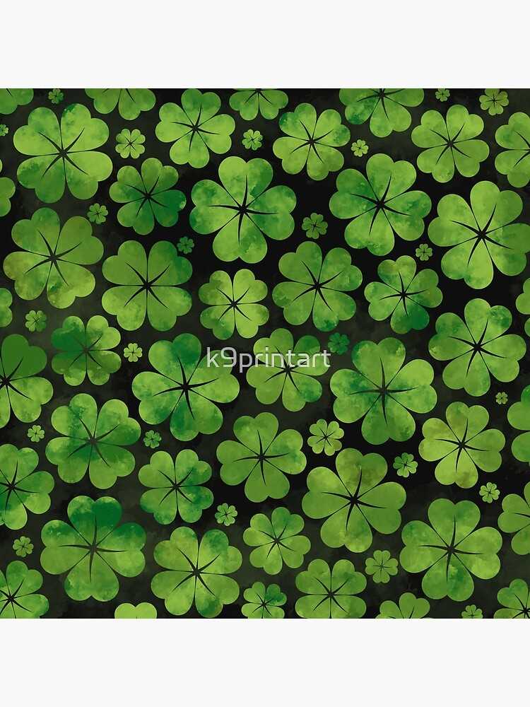printable 4 leaf clover template