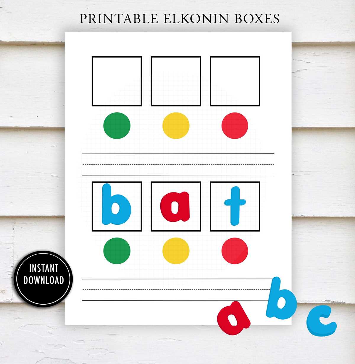 printable elkonin boxes