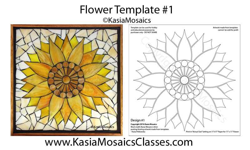 mosaic template printable