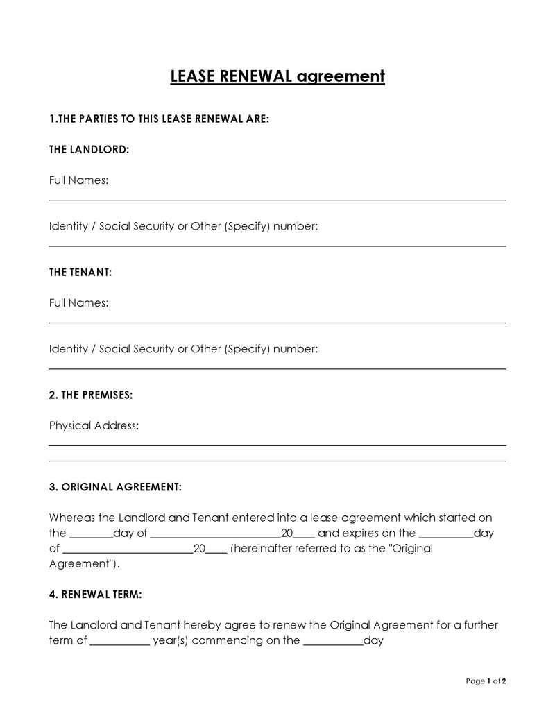 free printable lease to own agreement