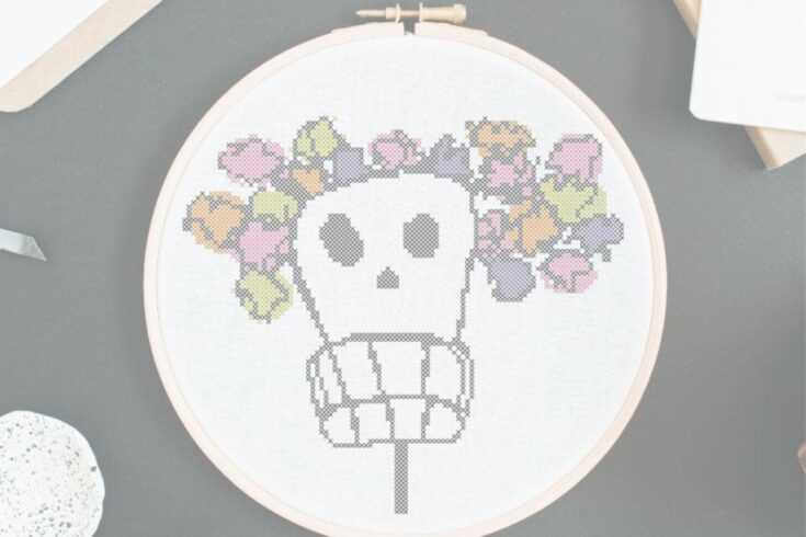 free printable plastic canvas patterns skulls