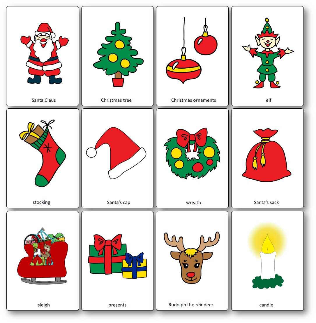 printable christmas words