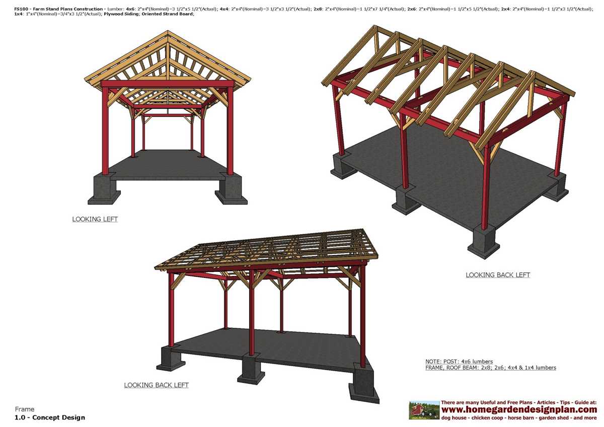farm stand plans free printable