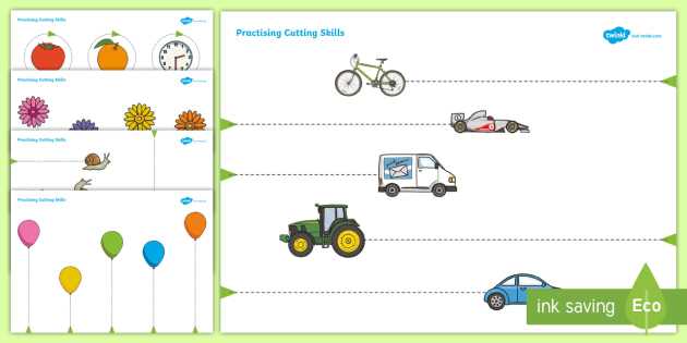 cutting activities printable